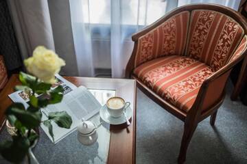 Фото номера Двухместный номер «Премиум» с 1 кроватью Отель Hotel Pod Złotą Różą г. Кельце 5