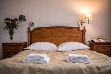 Фото номера Двухместный номер Делюкс с 1 кроватью Отель Hotel Pod Złotą Różą г. Кельце 4
